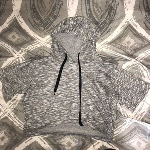 Cropped Sleeveless Hoodie